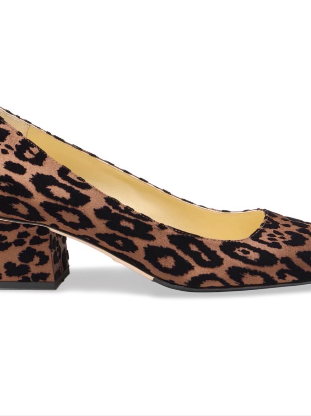 Sarah Flint Perfect 45 Leopard Print Block Heel Pumps $495 size 39